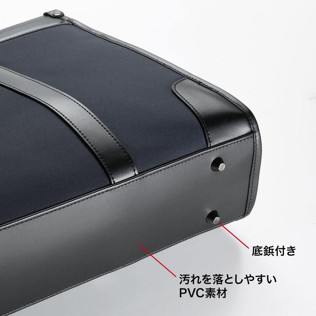 SANWA SUPPLY Επαγγελματική/Αναζήτηση Εργασίας Τσάντα για Υπολογιστή (ΠΟΛΕΜΙΚΟ ΝΑΥΤΙΚΟ) ΤΣΑΝΤΑ-C41NV