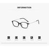 New Trendy Anti Blue Light Reading Glasses for Women Men Retro Fashion Ultralight Small Frame Far Sight Eyeglasses DiopterTo+4.0