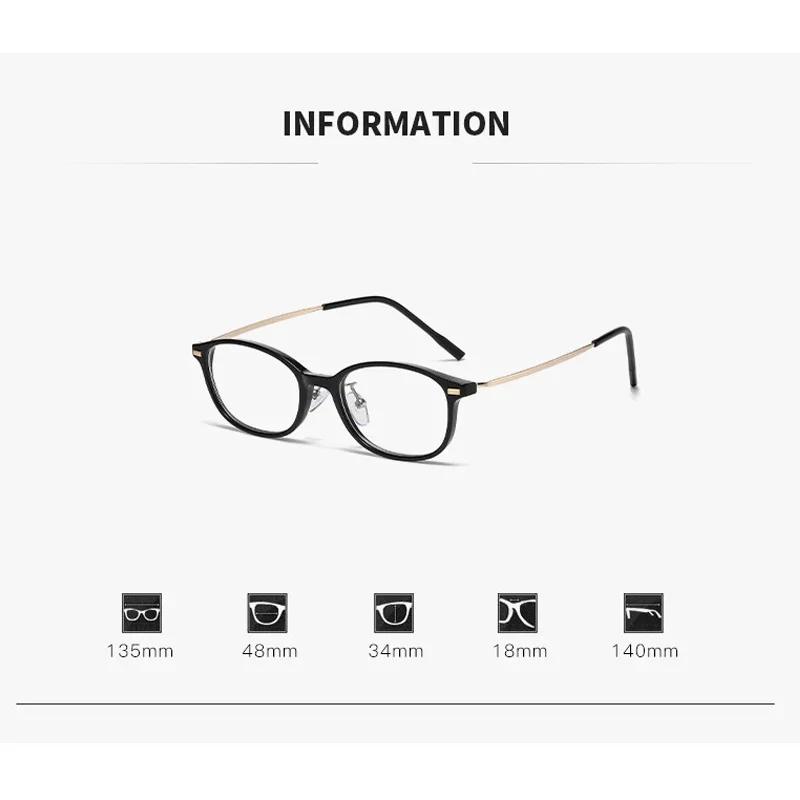 New Trendy Anti Blue Light Reading Glasses for Women Men Retro Fashion Ultralight Small Frame Far Sight Eyeglasses DiopterTo+4.0