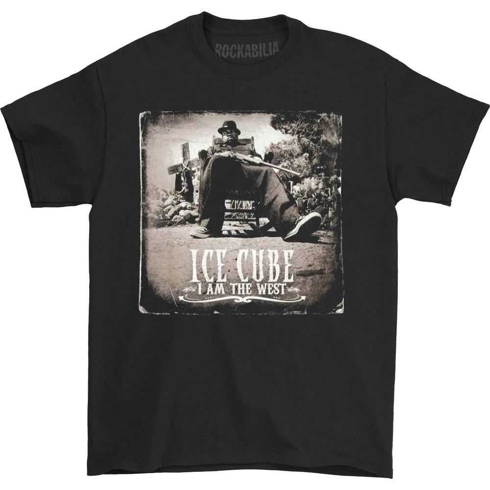 Officially licensed Ice Cube I Am The West Unisexs Black T Shirt Ice Cube Tee S