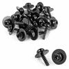 100pcs Sturdy Material Car Underbody Engine Cover Panels Screws Retainer Kit  Replacement Use