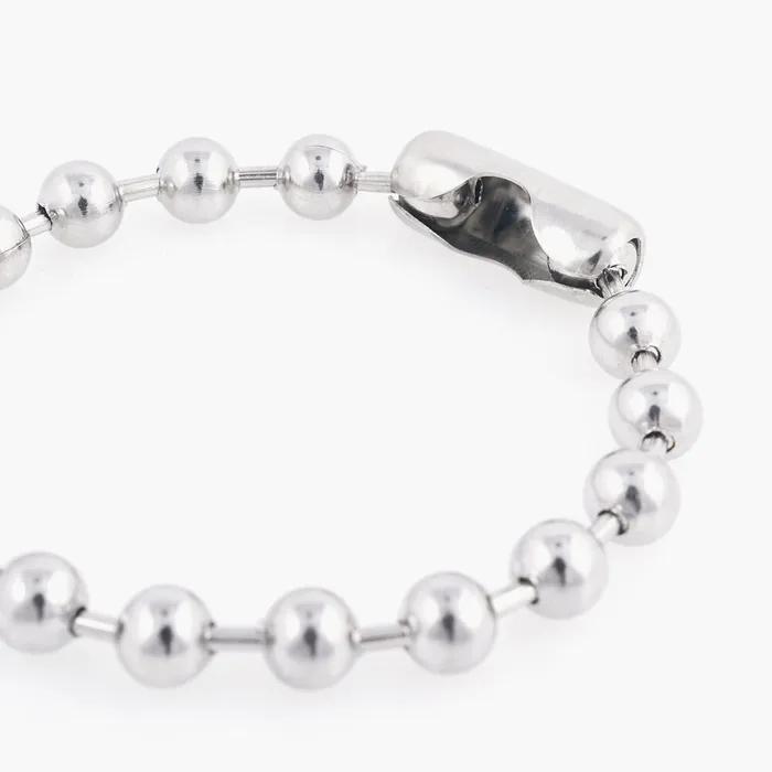 8mm Bold Surgical Steel Ball Chain Bracelet (C2501AC1238_SV)