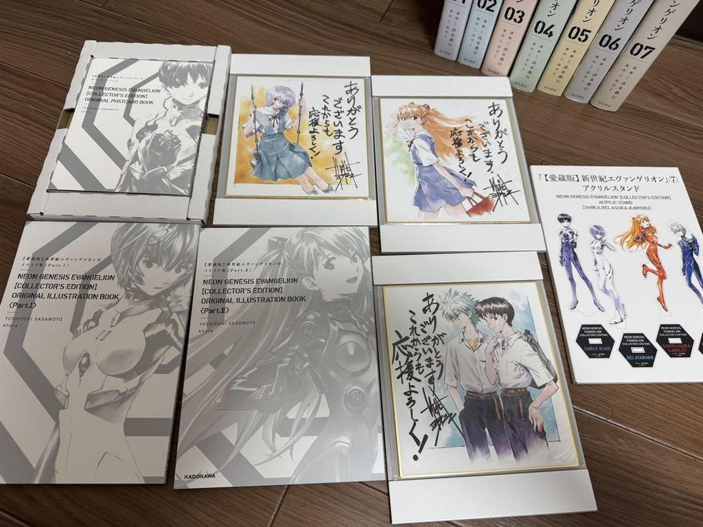 [USED] Neon Genesis Evangelion complete set with bonus