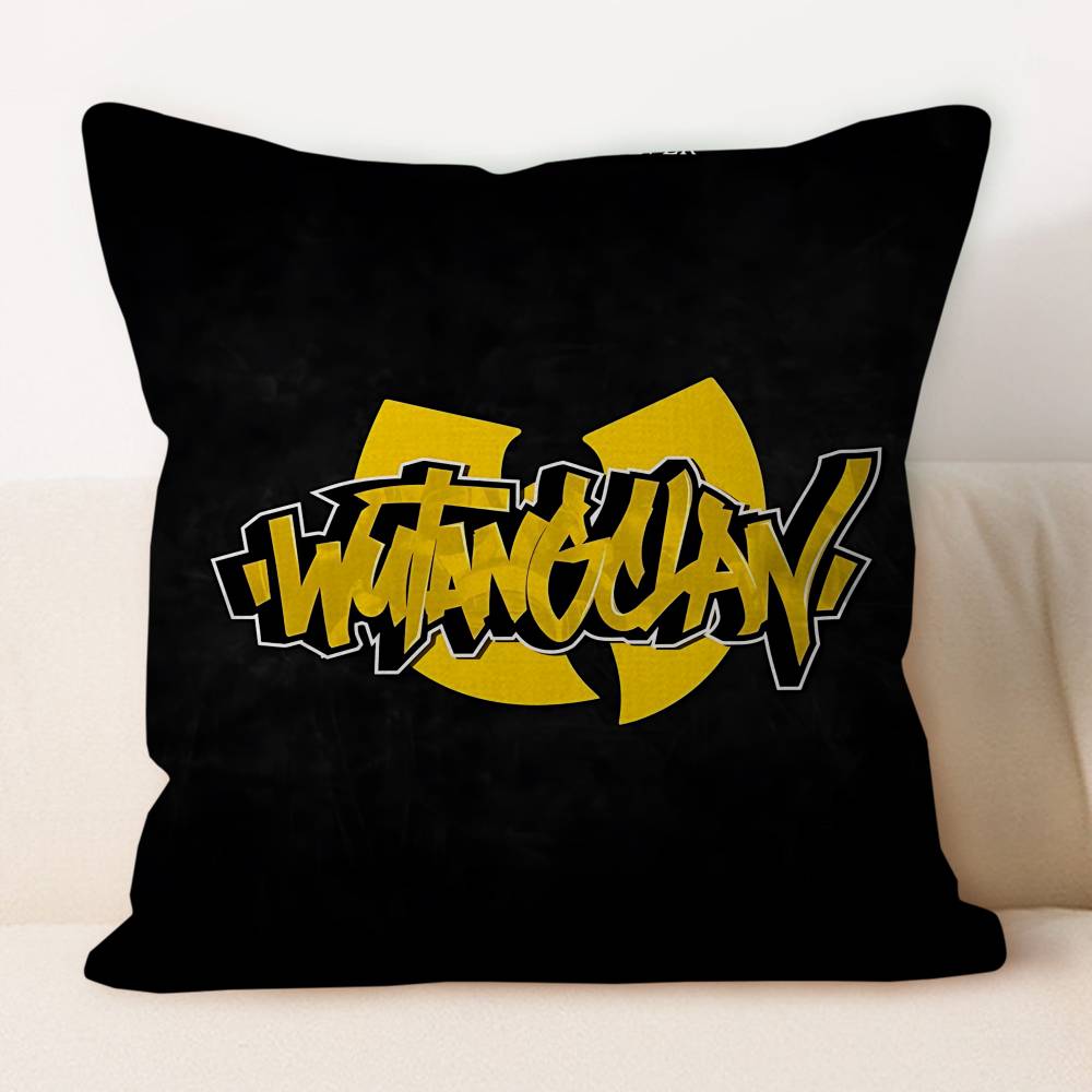 

Подушка с логотипом Wu T-Tang Clan Аниме-подушка Подушка для головы дивана-кровати Наволочка Чехол для подушки 45x45 см Мода 12x12Inch