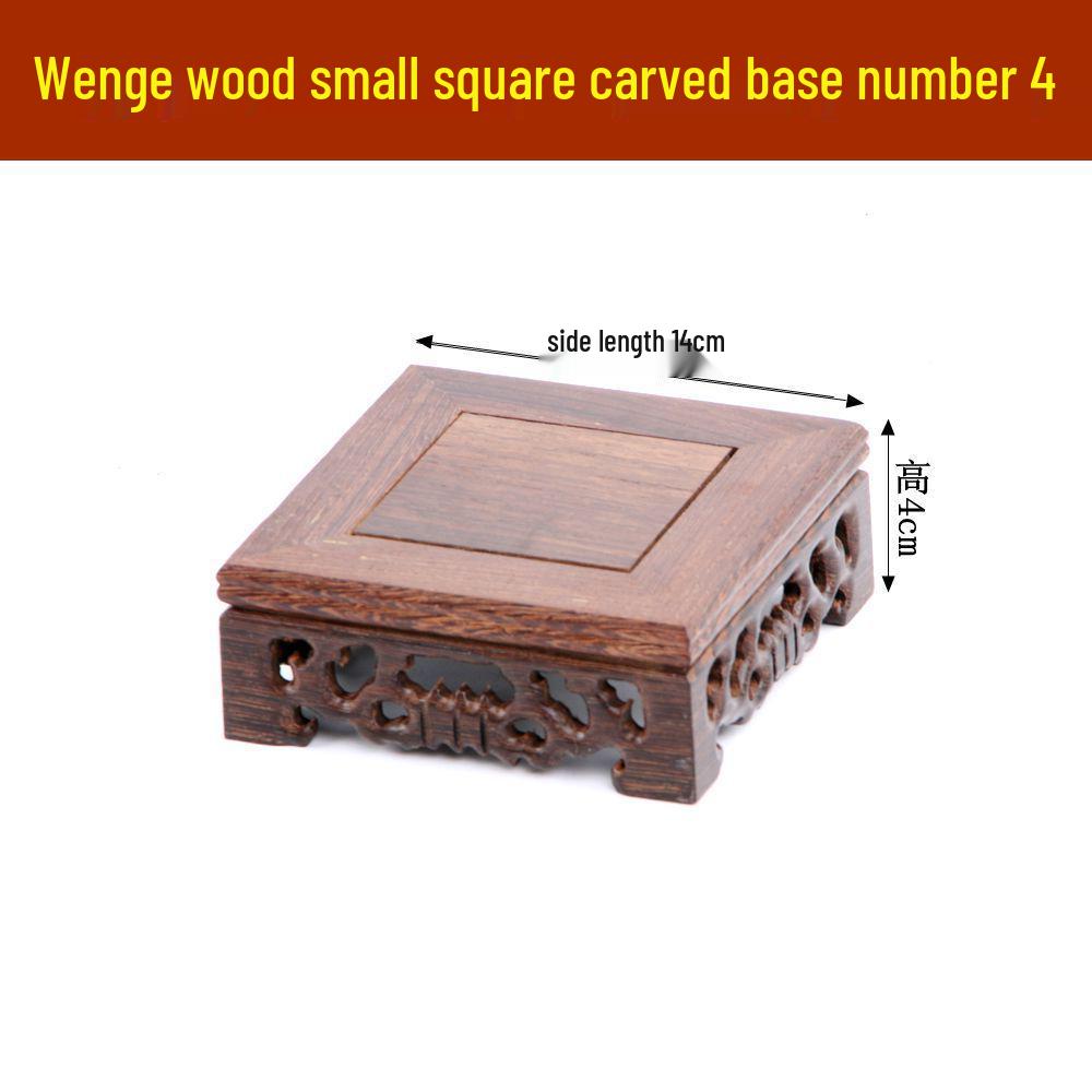 Solid Wood Tea Ceremony Stand for Teapot, Kettle, Vase, Bonsai, Buddha Ornament.