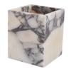 Marble Stone Container Multifunctional Utensil Holder Marble Canister for Office Bathroom Decoration Marble Stone