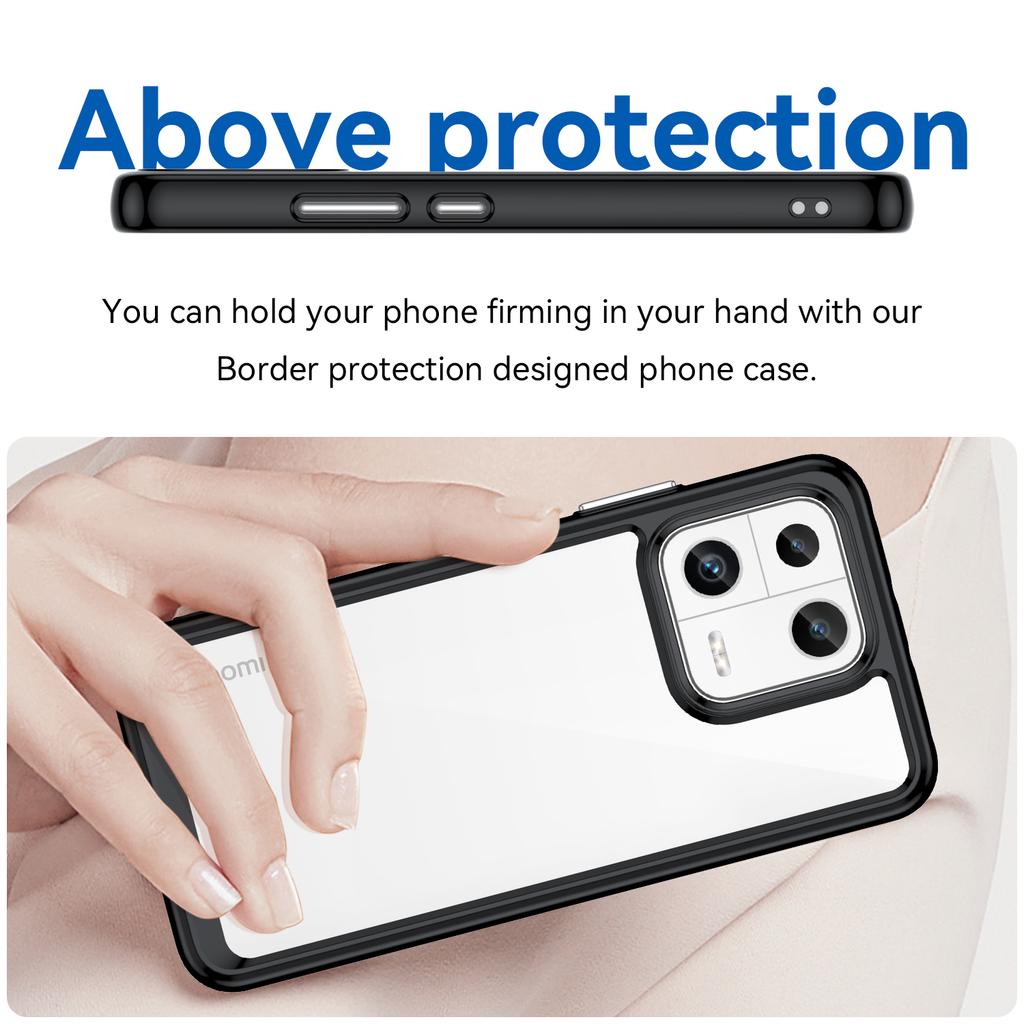 For Xiaomi 13 Clear Case Xiaomi 13 Cover Shell Capa Coque Hard Translucent Shockproof Phone Bumper For Xiaomi 13