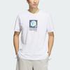 Adidas Short Sleeve Polygiene T-Shirt With Print Design Men Tops White IW7644