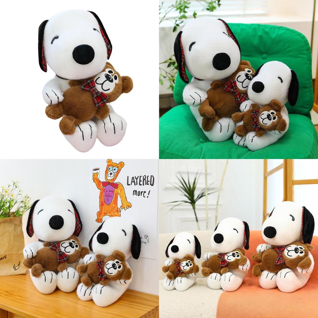 Snoopy Plüschtier Geburtstags-Serie Cartoon-Hundekissen mit kurzem Plüsch für Kinder