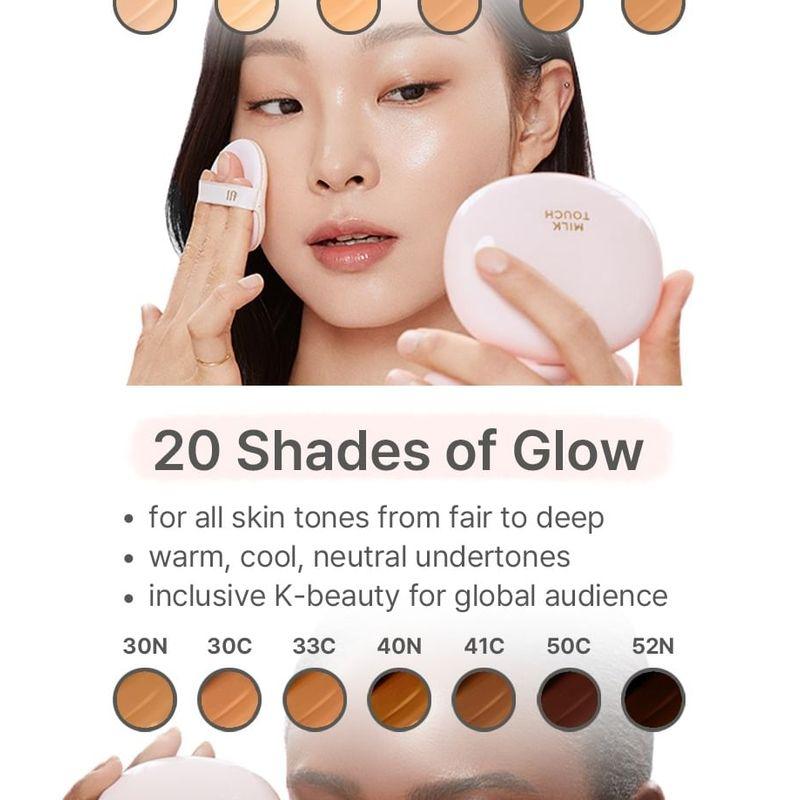 Milk Touch - All-day Skin Fit Milky Glow Cushion - 20 Farben