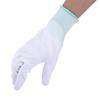 Anti Static Antiskid Glove PU Coated Palm Finger Part for PC Computer Phone   (S)
