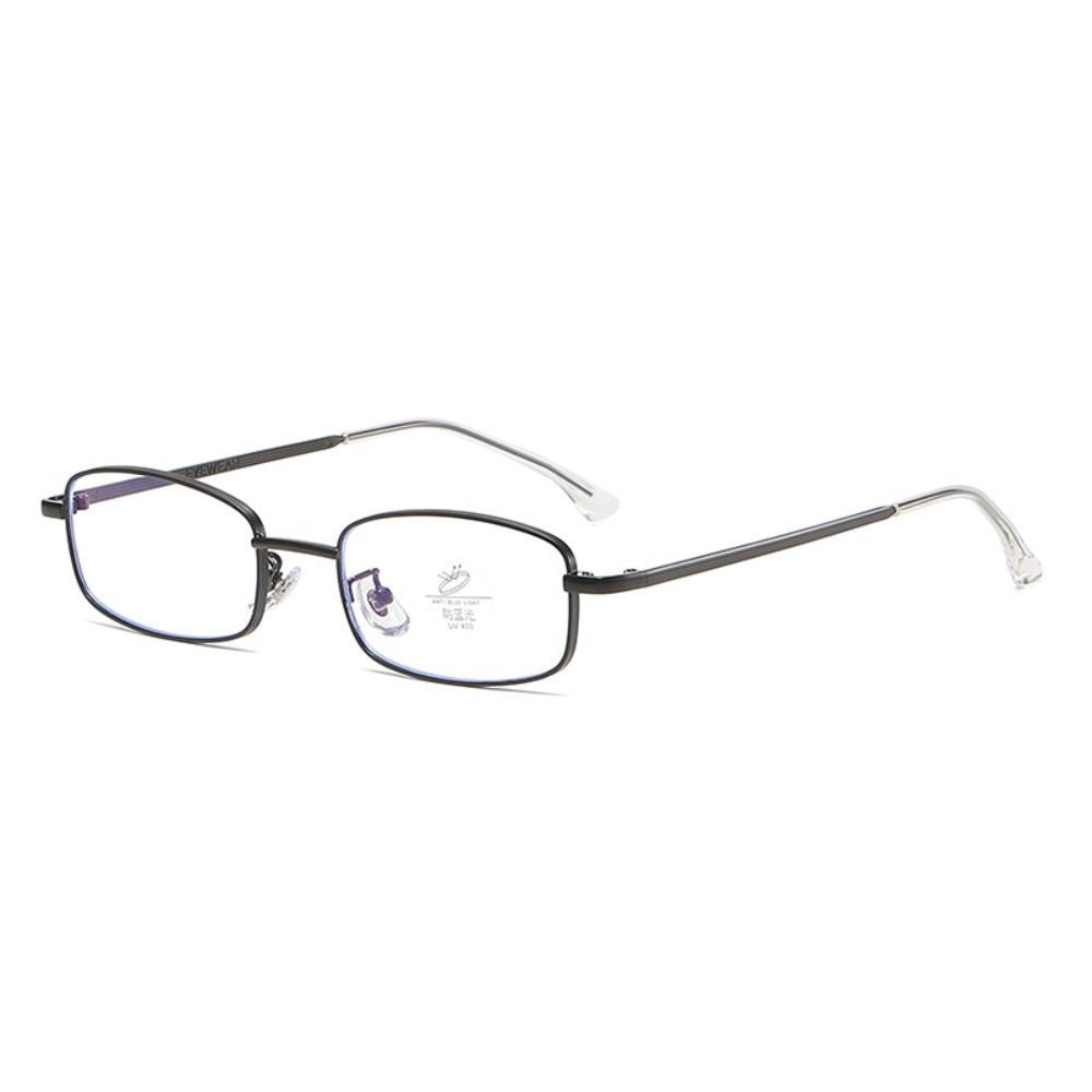 Retro TR Metal Reading Glasses Black Silver Gold Rectangle Computer Eyeglasses Frame Glasses Men Women