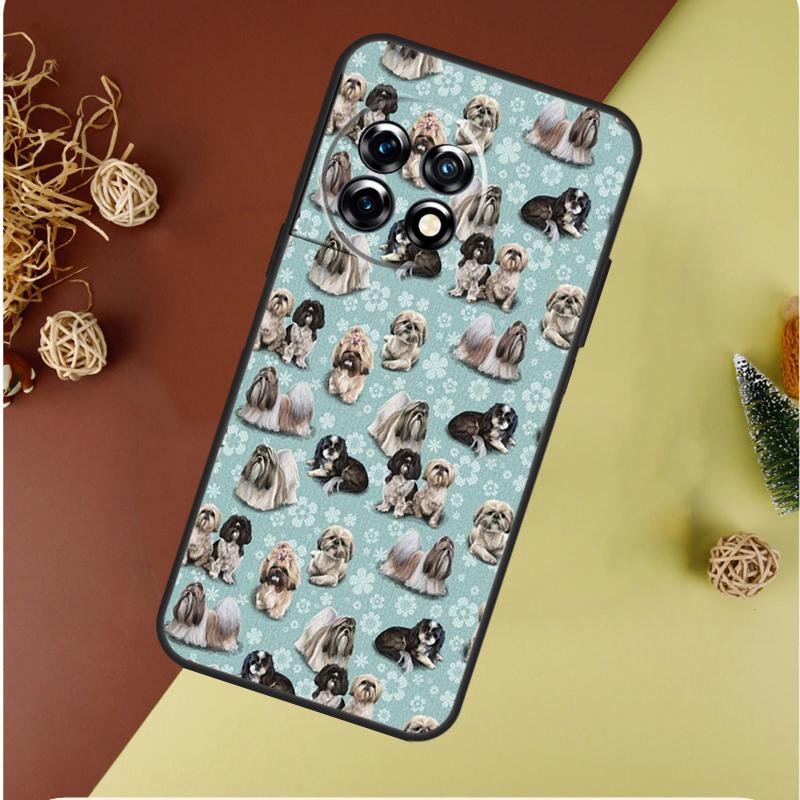 Cartoon Shih Tzu Dog For OnePlus Nord 4 CE 3 2 Lite N20 N30 9 10 Pro 8T 9RT 10T 10R 13R 12R 11 12 13 Phone Case