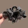 Perlen Charm Krallenclip 13cm Große Haarspange Neue Schleifen-Haarspange Kopfschmuck