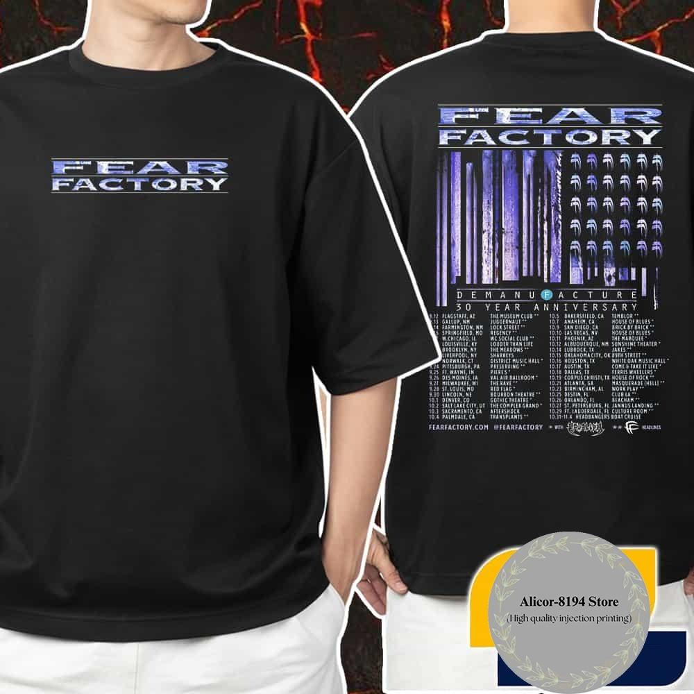

Fear Factory Demanufacture 30th Anniversary 2025 T Shirt S