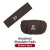 BAGF7 Car Sticker Luxury High Quality Car Seat Headrest Neck Rest Shoulder Pad Cover Auto Accessories For BMW E91 E30 G20 X3 X5 M5 M3