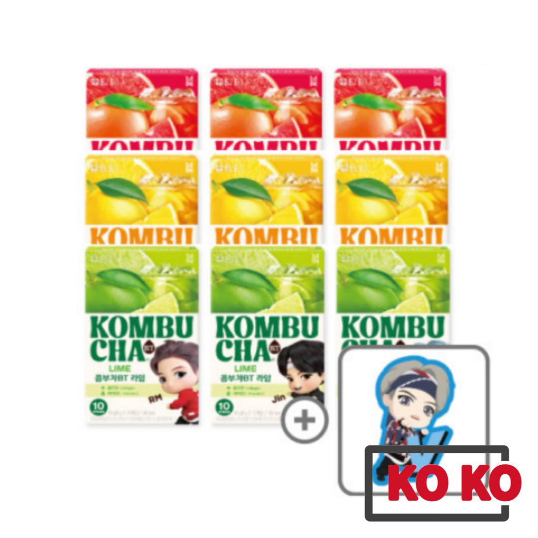 

[Damtuh] *BTS Key Ring (Random) Kombucha Powder 10stick (3 flavor) Lemon 10 stick
