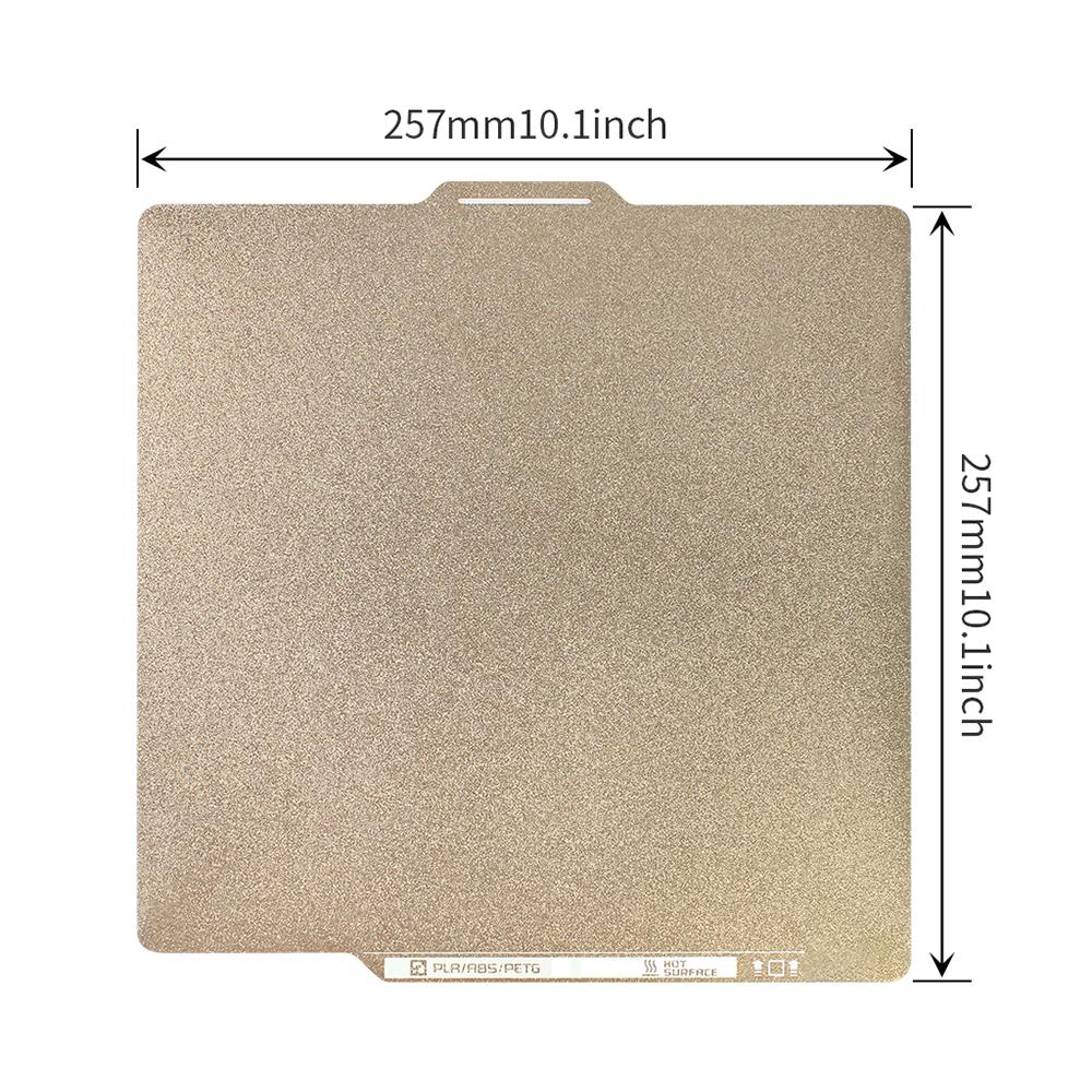 PEI Build Plate, Double Sided Textured PEI Magnetic Spring Steel Flexible Removable Build Print Mat, with Strong Adhesion Sy