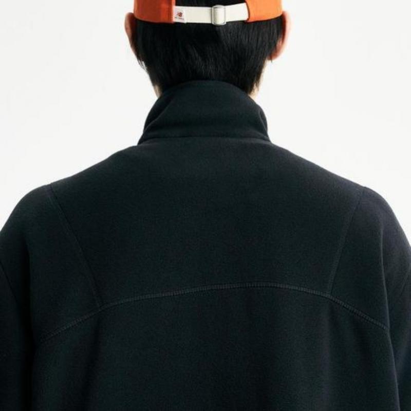 New Balance Half Club Uni Short Wool Fleece Stainless Steel Zip Up Nbmdd42913 19