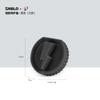 For ZEEKR 001 009 7X 2025 2024  Charging port protective cover Silicone integrated magnetic cover car charging accessories