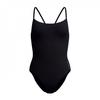 Womens/Ladies Solid Racerback One Piece Swimsuit