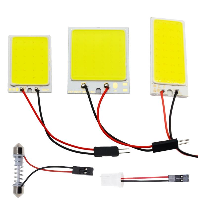T10 Cob 24 SMD 36 SMD 48SMD Auto Led Fahrzeug Panel Lampen Auto Innen Leselampe Lampe Licht Dome Girlande
