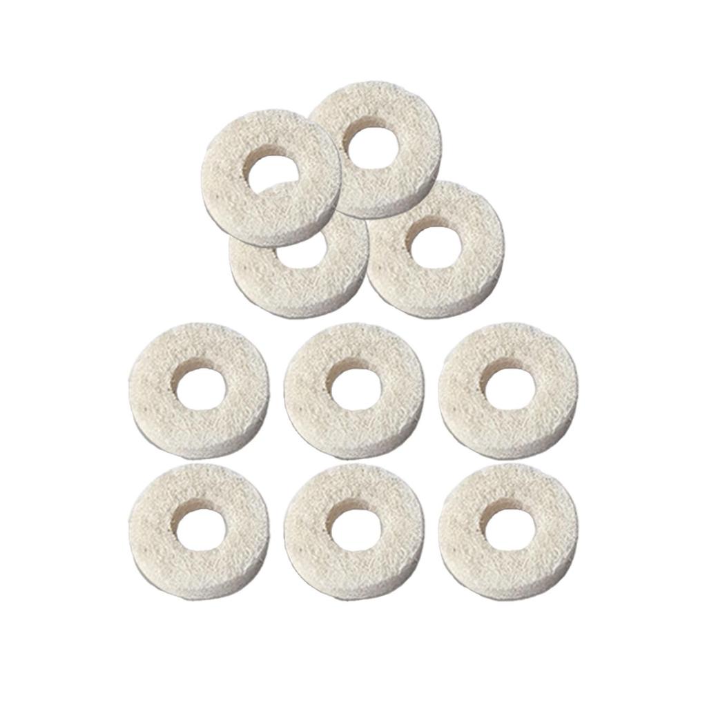 10Pcs Felt Washers Replacement Accessories Repair Tool Sturdy Musical Parts Felt Pads Musical Instruments Accessories Cushion
