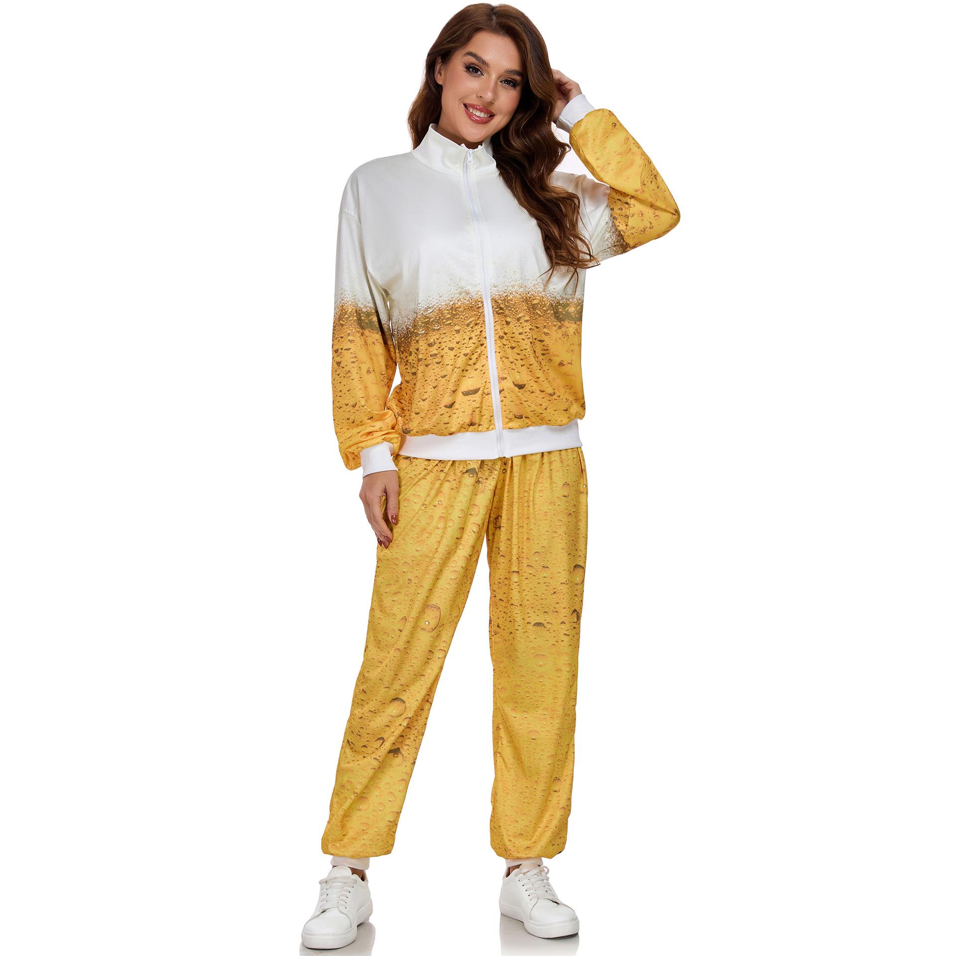 

Vintage 80s sports Oktoberfest cos costumes, Munich, Germany women s carnival party costumes S жёлтый