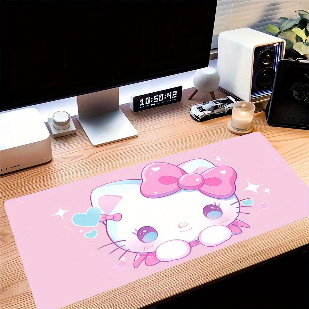 1pc Hello Kitty Cute PastelComputer Pad with Vibrant Game Machine Print, Mouse Pads for Desk0515010
