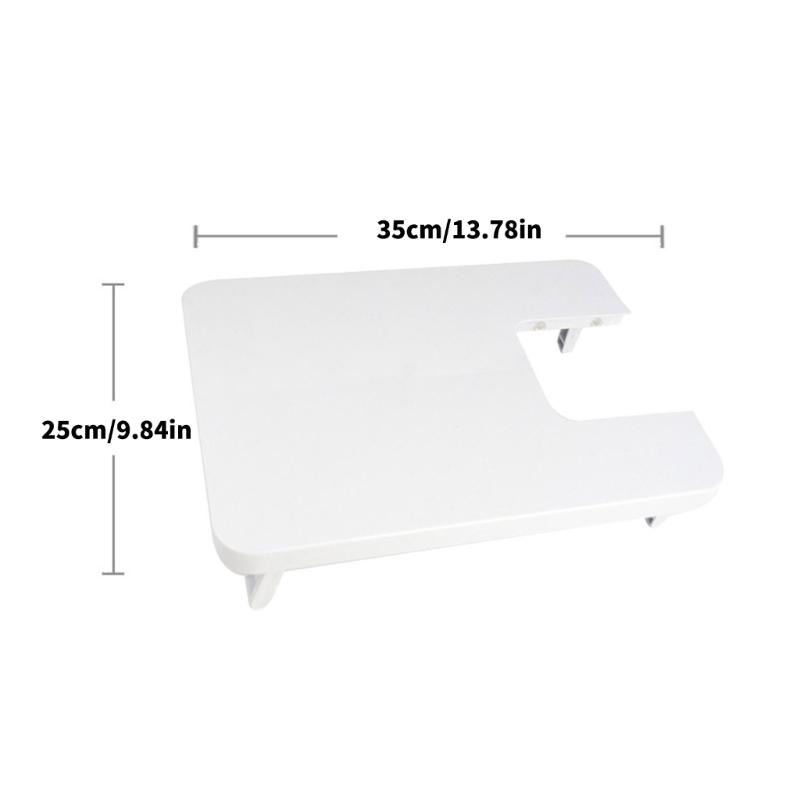 Portable Sewing Machine Extension Table ABS Materials Sturdy Support Easy Setups for Flexible Crafting Space