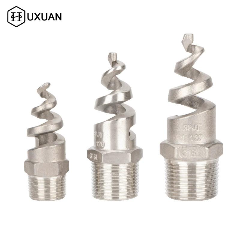 1/2" 3/4" 1" Male Thread Spiral Cone Spray Nozzle Cooling Tower Dust Removal Sprinkler Garden Lawn Irrigation Sprayer