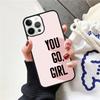 Pink Workout Motivation fitness Gym quotes Phone Case Cover For iPhone 17 Air 15 16 14 13 12 Pro Max 11 Pro Max Plus