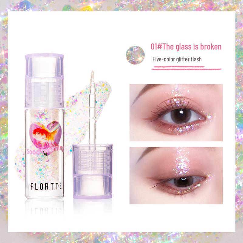Floria Liquid Eyeshadow: Shimmer, Matte & Glitter Highlights