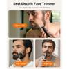 [2025 Upgraded Beard & Body Hair Trimmer for Men [All-in-One] USB-C Fast Charging, Groin & Ball Hair Painless Electric Shaver, Travel Razors,