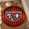 Racing Club De Lens Crest Round Mat, Anti-slip Circle Carpet Chair Rug For livingroom,Bedroom, Doormat Home Decor Gift Christmas Gifts