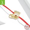 Yinziyun Red String Christmas Stocking Bracelet - European & American Lucky Hand Rope SCB225