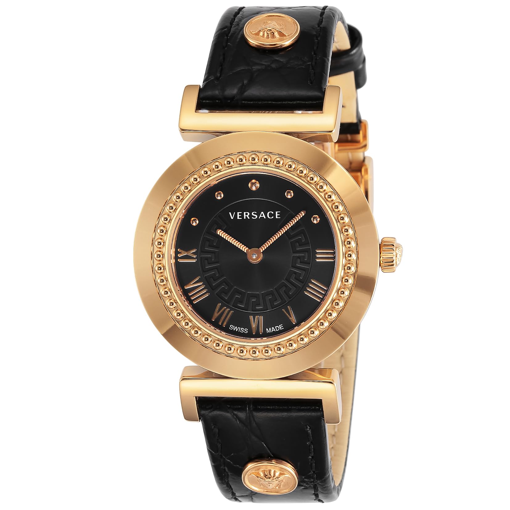 

Watch VANITY Black Dial Quartz Daily Waterproof Sapphire Glass 35mm P5Q80D009S009 Black [Versace] Women s [Item] чорний