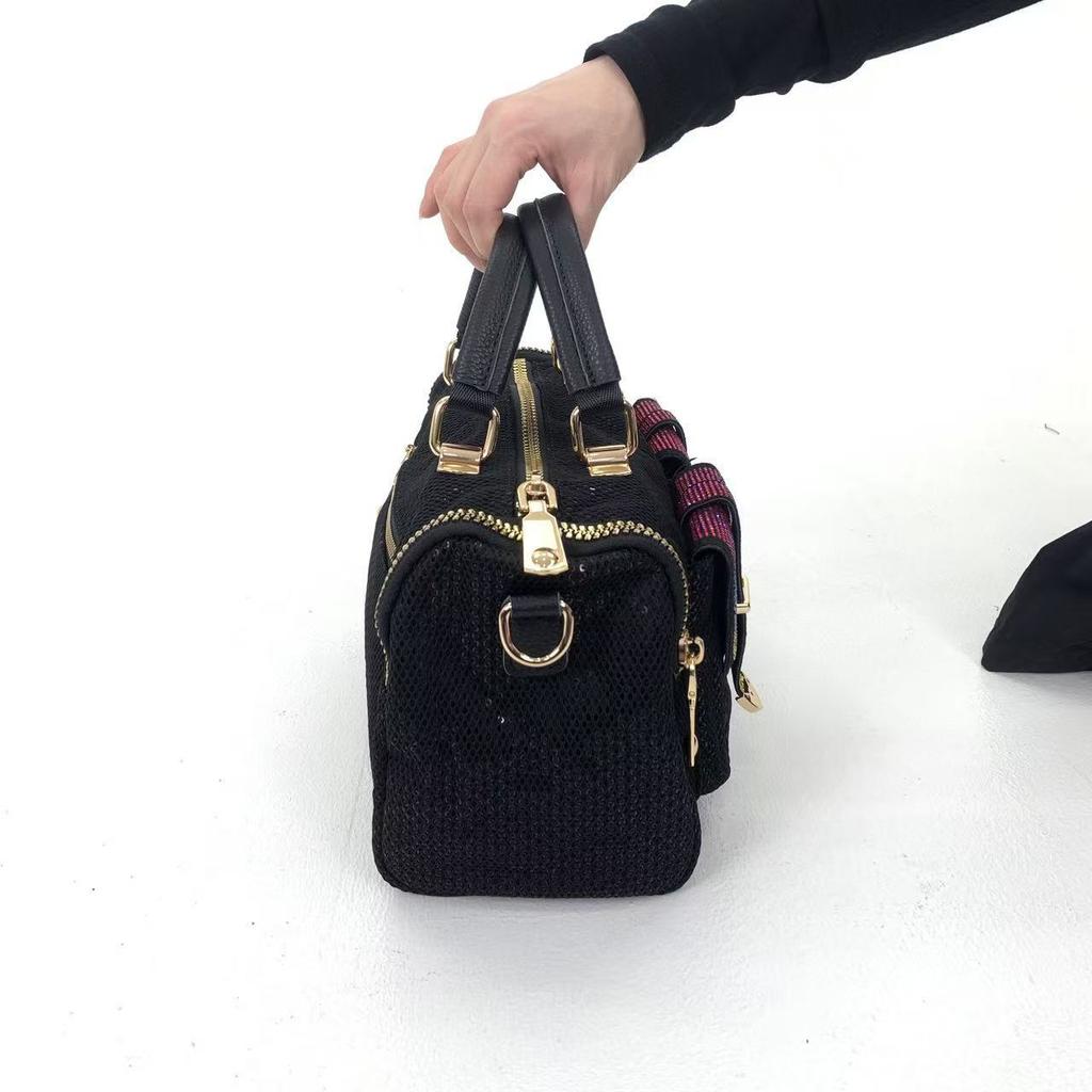 Europäische und Amerikanische Elegante Damen-Schultertasche mit Diamantbesatz und mehreren Taschen, Luxuriös und Luxuriös, Crossbody-Handtasche für Society-Damen