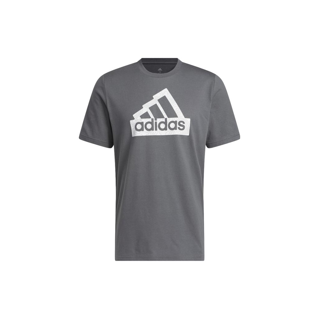 New Adidas T Shirts Men Dark Gray H49666