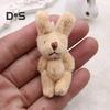 Waldorfpuppe Hase Bär Plüschtier Handgemacht Weiches Stofftier für Kinder Hypoallergen Waschbar Fantasievolle Spielbegleiterpuppe