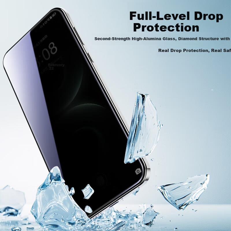 Screen Protector 2-Pack for Huawei Mate 80 Tempered Glass Film, Anti-Peeping, Ultra-Thin, HD, Anti-Fingerprint, Full Coverage for HUAWEI Mate 80 Pro