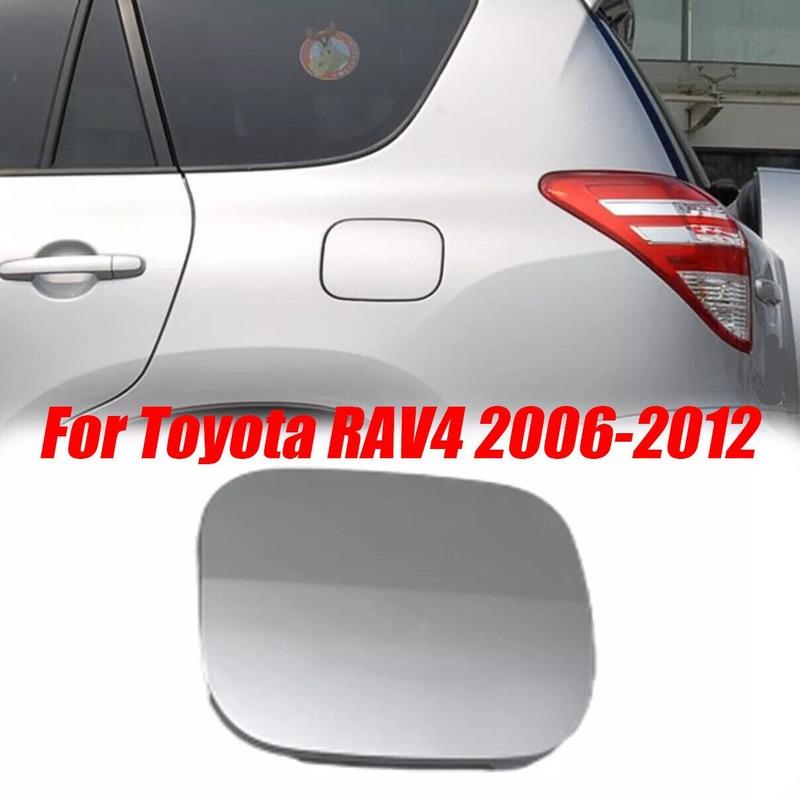 Silver Fuel Door Gas Filler Lid Cover Cap For Toyota RAV4 2006-2012 77350-42070