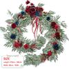 1.8/2.7M Artificial Flowers Wedding Eucalyptus Garland with Rose Wedding Table Centerpieces Boho Bridal Shower Decoration Wreath