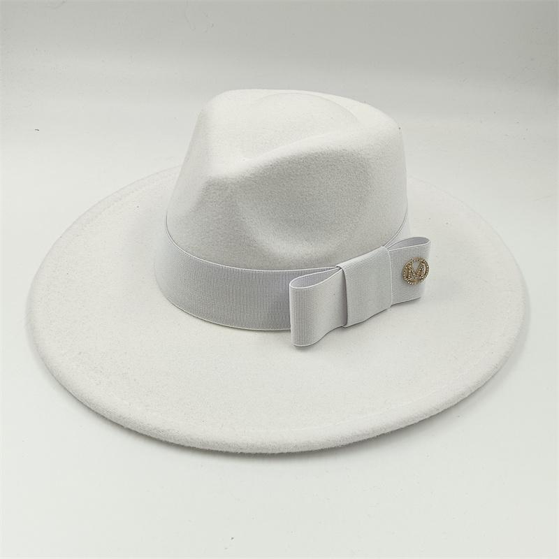 Fedora Fiocco Nuovo Blu Lago Cappello Nuovo Monocromatico Moda Primavera Unisex Cappello Jazz Cappello Fedora Gorras
