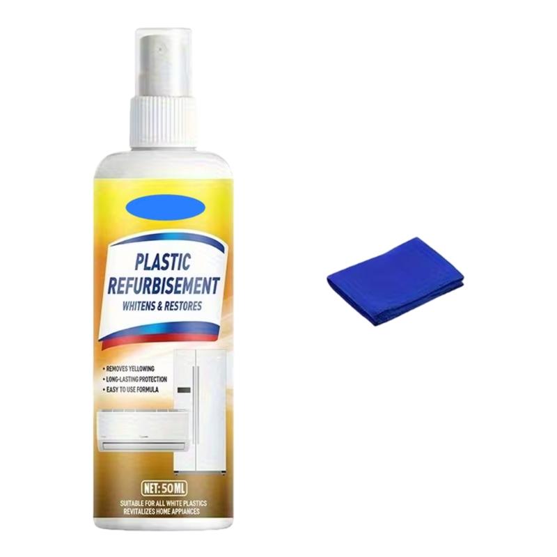 Effective Plastic Whitener Solution To Remove Oxidation And Yellow Stains With Cleaning Towel for Household Appliances