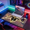 Custom Name Personalized Black Adam Pattern Mousepad, Laptop PC Desk Mat, Decorative Desk Mat for Home Keyboard Pad Gift