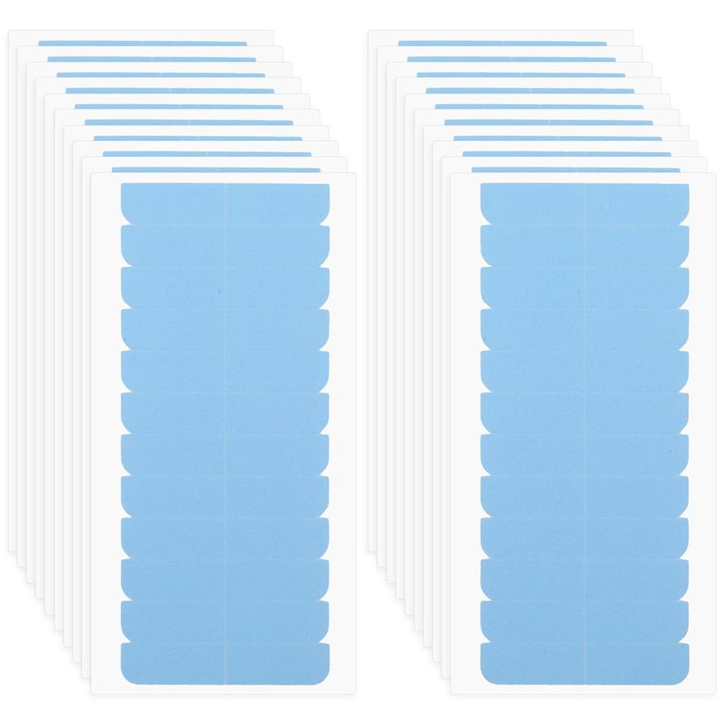 240Pcs Tape for Hair Extensions, 1.58 X 0.32 Inch Human Replacement Tape for Hair Extensions, Double Sided Hair Extension Tape Strips Adhesive Wig