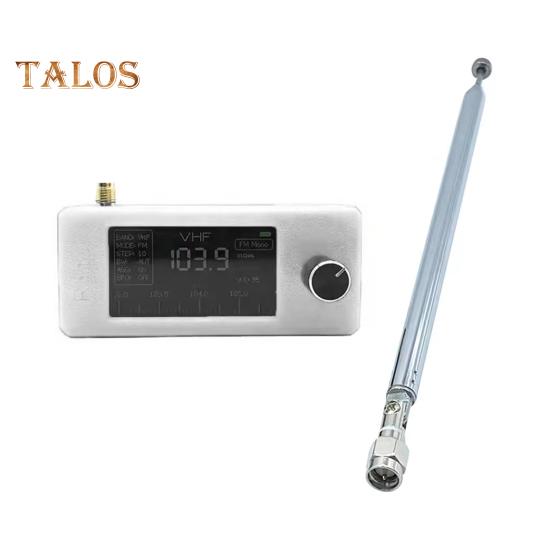 

0,5-108 МГц портативный мини-радио перезаряжаемый карманный размер 1,9-дюймовый IPS экран вседиапазонный радиоприемник HF/SW/MW/VHF радио B