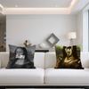 Mona Lisa Smile Art Funny Cushion Cover Comfortable and Soft Bedding Skin Friendly Leisure Sofa Car Office Pillowcase