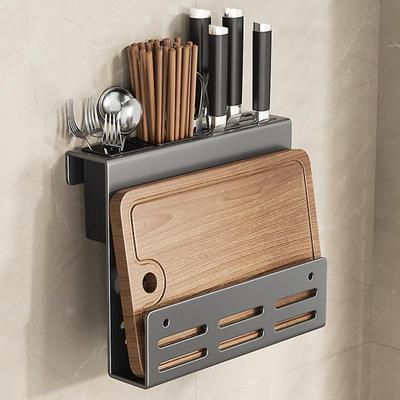 Multifunctional Wall-mounted Kitchen Storage Organizer Knife Rack
